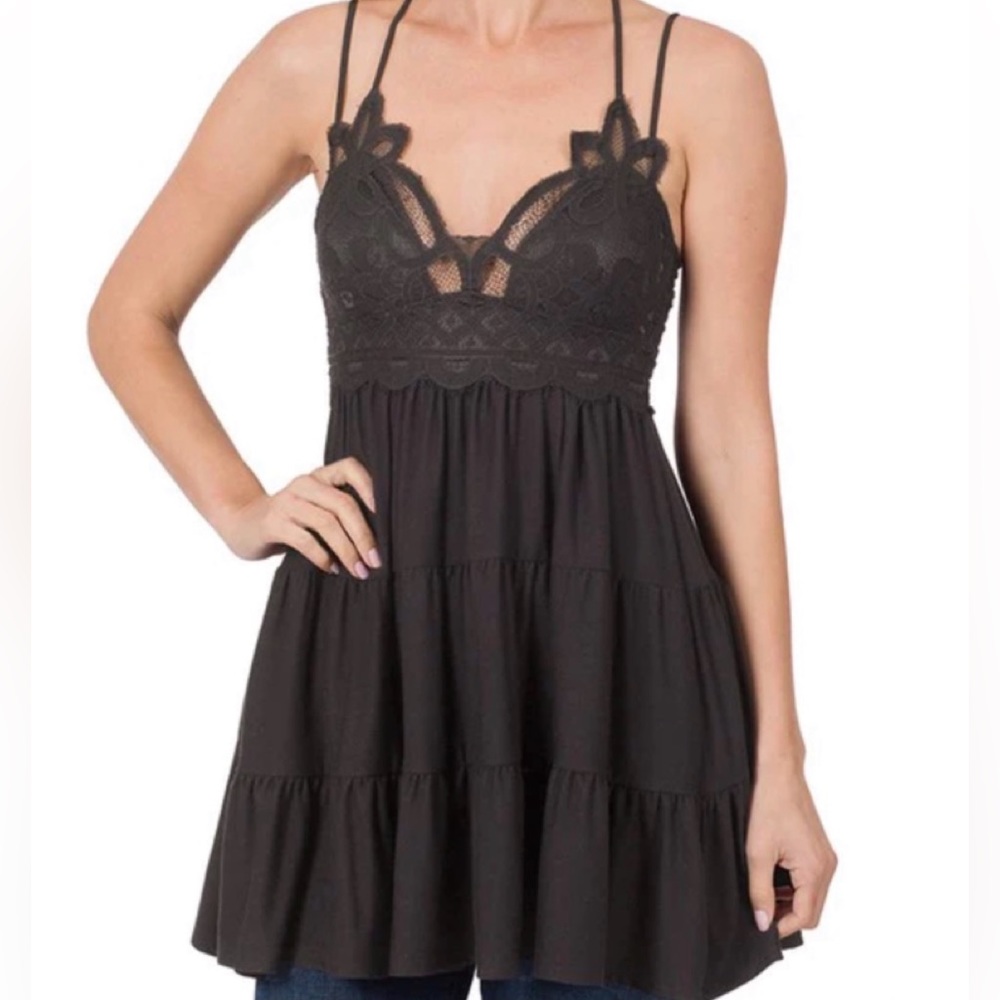 CUTE ZENANA LACY TOP - Picture 2 of 4